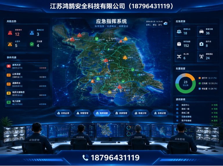 惠州消防通信指挥展示图